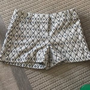 Loft shorts, blue patterned, Worn once